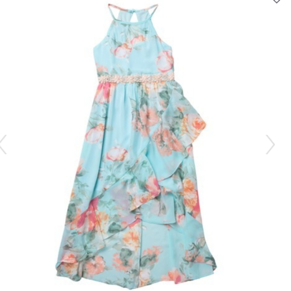 Dress
 Girls Floral-Print
